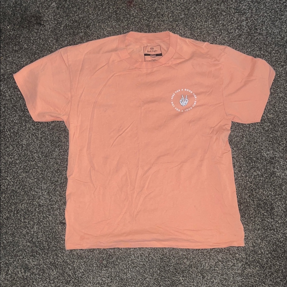 Peach Short Sleeve Tee